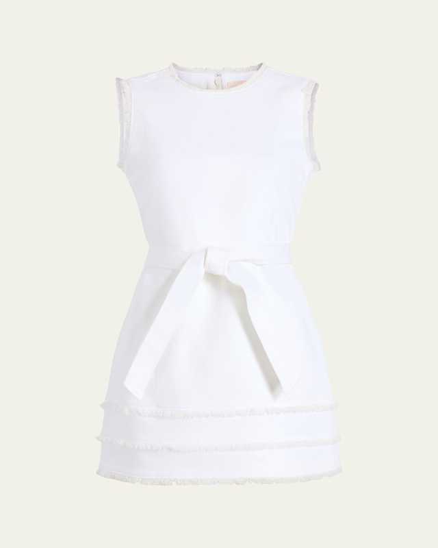 Mindie Sleeveless Fringe Mini Dress